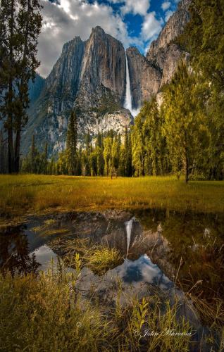 Yosemite Falls Reflection