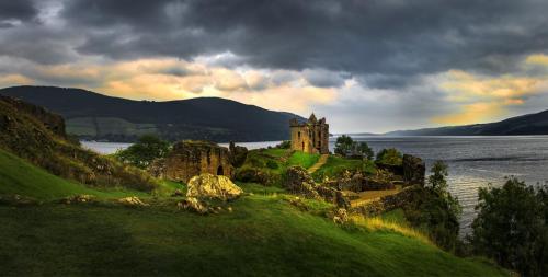 Urquhart Castle At Sunset - Scotland